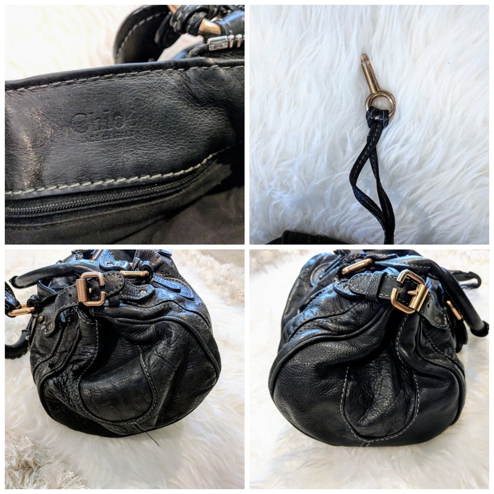 Chloe Paddington Black Leather Satchel - Picture 8 of 8